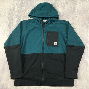 Outdoor Research Jacket Mens Large Black Hiking Trail Hooded Full Zip